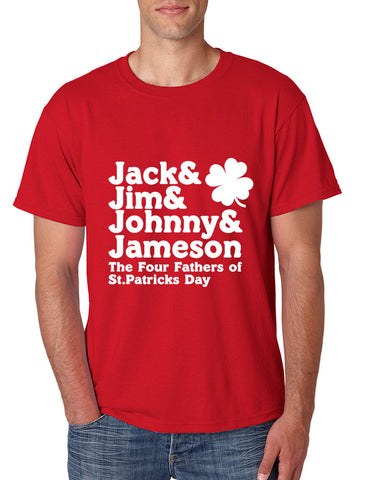 The four fathers of st patricks day men T-shirt - ALLNTRENDSHOP - 1