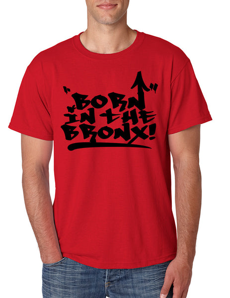 Men's T Shirt Born In The Bronx Cool Neighborhood TShirt