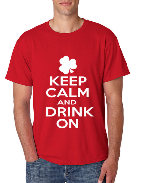 Keep calm and drink on Men T-shirt saint patricks day - ALLNTRENDSHOP - 4