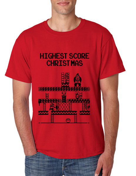 Men's T Shirt Highest Score Christmas Ugly Sweater Cool Gift - ALLNTRENDSHOP - 2