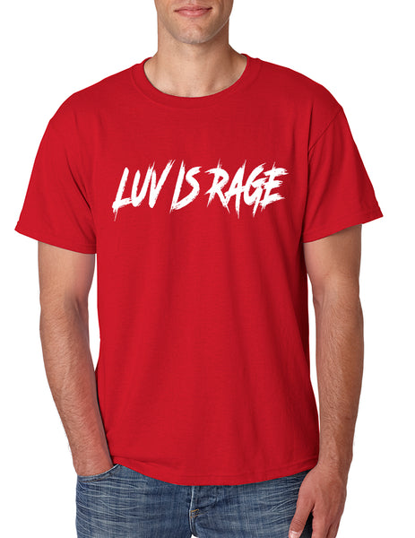 Men's T Shirt Luv Is Rage Popular T Shirt Cool Shirt