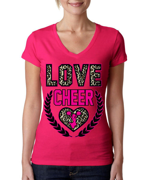 Love Cheer Leopard Womens Sporty V - ALLNTRENDSHOP - 2
