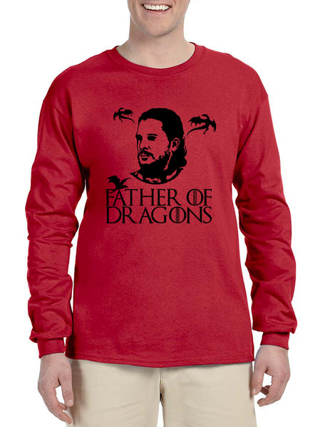 Men's Long Sleeve Father Of Dragons Cool Shirt Hot Gift