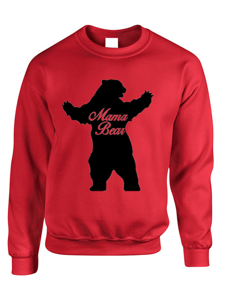 Adult Crewneck Mama Bear Family Top For Mom Xmas Cute Gift - ALLNTRENDSHOP - 3