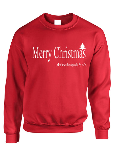 Adult Sweatshirt Matthew The Apostle Merry Christmas Gift Idea