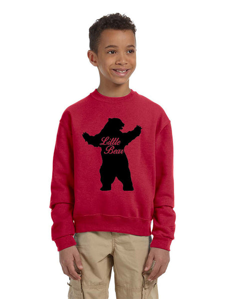 Kids Youth Crewneck Little Bear Family Shirt Xmas Cute Gift - ALLNTRENDSHOP - 3
