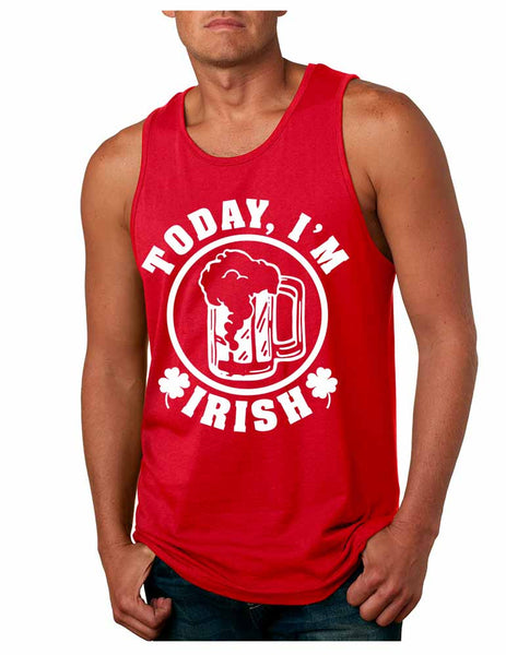 Today I'm Irish Men Jersey Tank Top saint patricks day - ALLNTRENDSHOP - 3