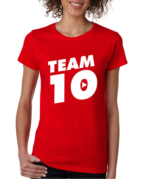 Women's T Shirt Team 10 Cool Trendy Tee