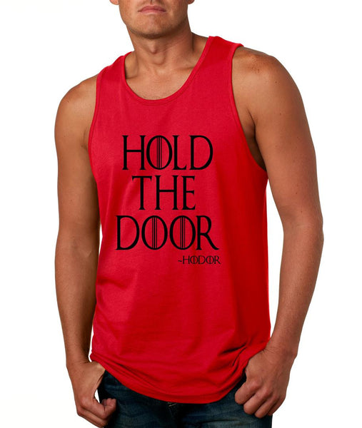 Hold the door Hodor Men's Jersey Tanktop - ALLNTRENDSHOP