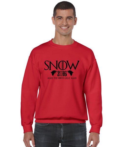 Snow 2016 Make The North Great Again men sweatshirt - ALLNTRENDSHOP - 2