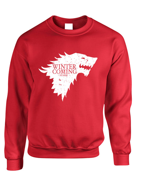 Adult Sweatshirt Winter Is Coming Cool Top Popular Sweatshirt