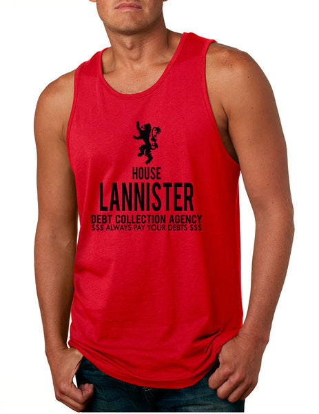 Men's Tank Top House Lannister Debt Collection Agency Cool
