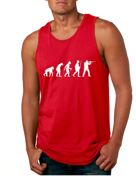 Men's Tank Top Hunting Evolution Funny Hunting Top