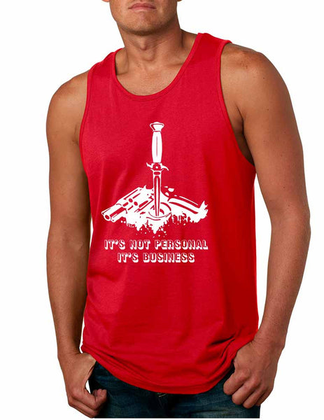 Men's Tank Top It's Not Personal It's Business Humor Funny Top - ALLNTRENDSHOP - 4