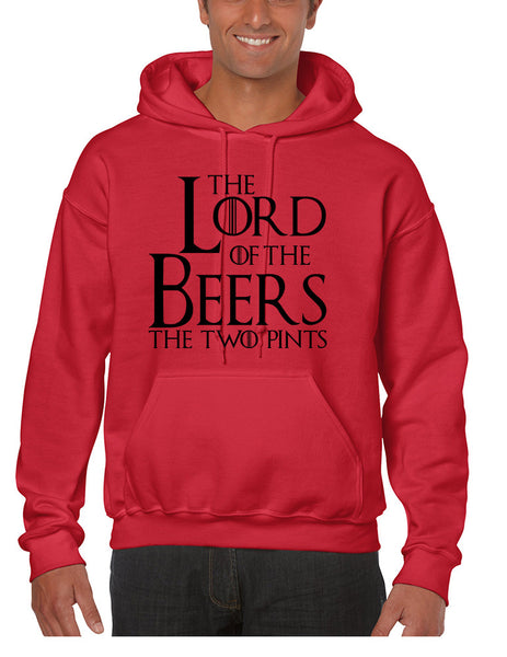Men's Hoodie The Lord Of The Beers Two Pints Popular Fun