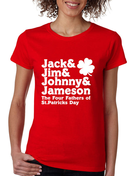 The four fathers of st patricks day women T-shirt - ALLNTRENDSHOP - 3