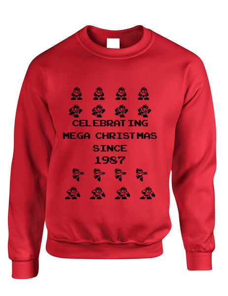 Adult Crewneck Celebrating Mega Christmas Ugly Sweater Gift - ALLNTRENDSHOP - 2