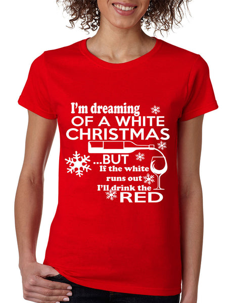 Women's T Shirt Drunk Christmas Ugly Sweatshirt Merry Holiday - ALLNTRENDSHOP - 3