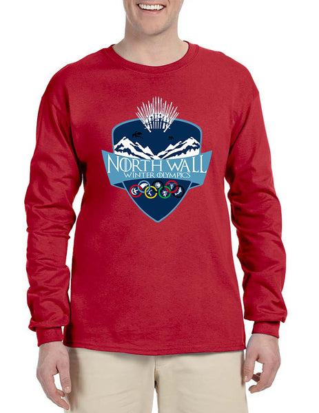 Men's Long Sleeve North Wall Winter Olympics Cool Shirt