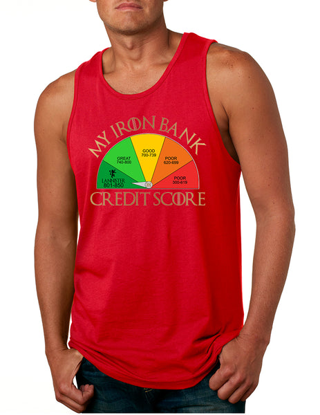 Men's Tank Top My Iron Bank Credit Score Lannister Top