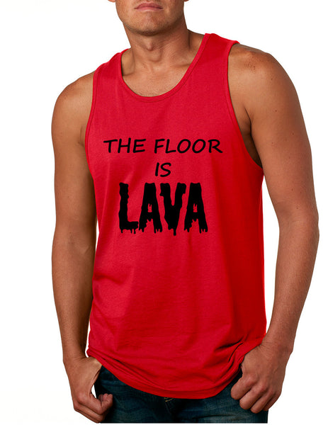Men's Tank Top The Floor Is Lava Childhood Game Hot Popular Top