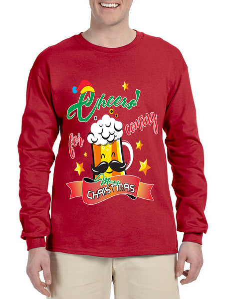 Men's Long Sleeve Cheers For Coming Xmas Gift Idea
