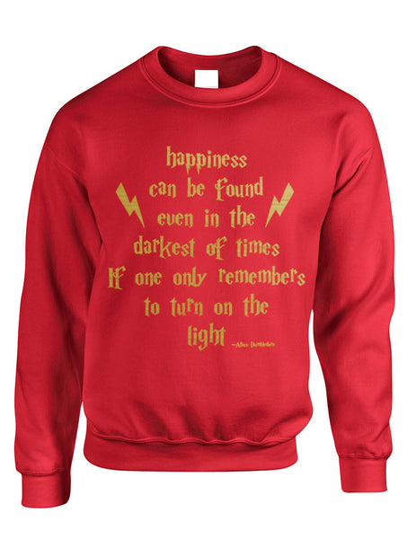 Adult Crewneck Happiness Can Be Found Even In The Darkest
