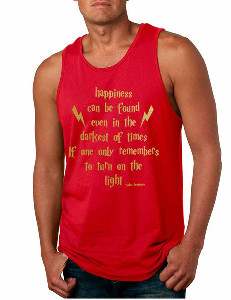 Men's Tank Top Happiness Can Be Found Even In The Darkest