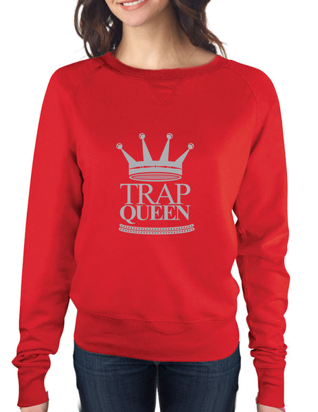 Trap Queen long sleeve Pullover women - ALLNTRENDSHOP - 3