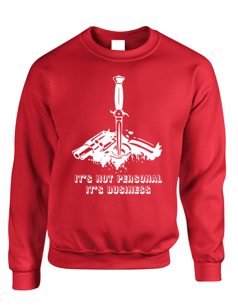 Adult Crewneck It's Not Personal It's Business Funny Top - ALLNTRENDSHOP - 2