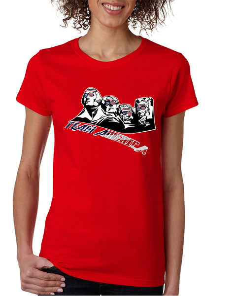 Women's T Shirt 4 Fathers American Team 4th Of July Tee