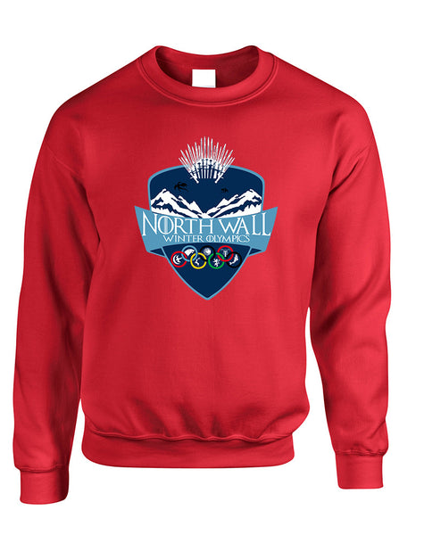Adult Sweatshirt North Wall Winter Olympics Popular Cool