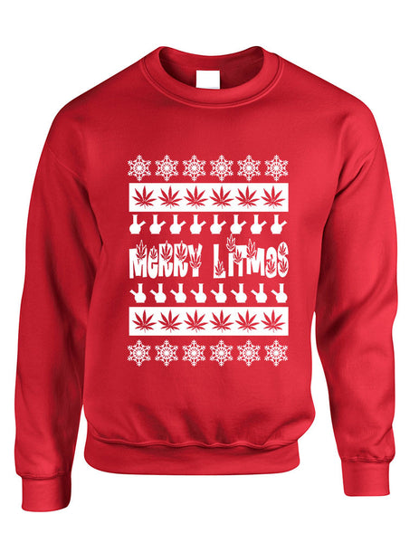 Merry Litmas bong woman sweatshirt - ALLNTRENDSHOP - 4