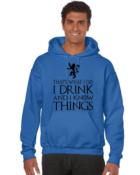 That What I Do I Drink And I Know Things men Hoodie - ALLNTRENDSHOP - 7