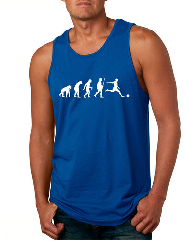 Men's Tank Top Soccer Evolution Funny Love Sport Top