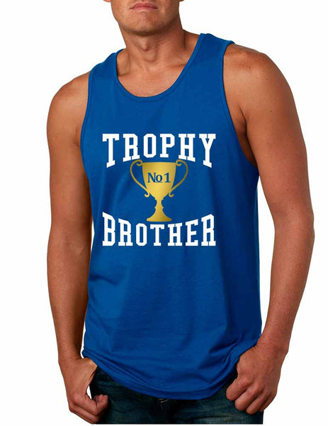 Men's Tank Top Trophy Brother Love Family Gift Graphic Top - ALLNTRENDSHOP - 5