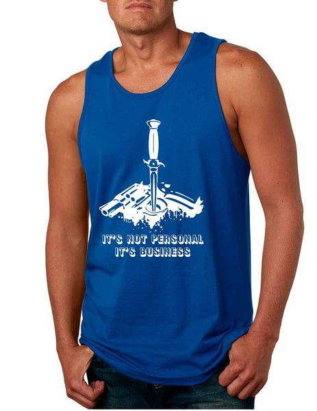 Men's Tank Top It's Not Personal It's Business Humor Funny Top - ALLNTRENDSHOP - 5