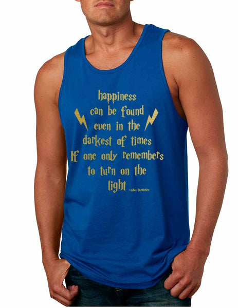 Men's Tank Top Happiness Can Be Found Even In The Darkest
