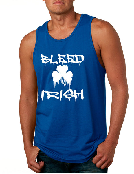 Men's Tank Top Bleed Irish St Patrick's Party Top Love Irish - ALLNTRENDSHOP - 3