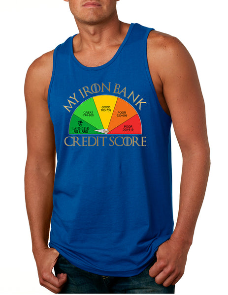 Men's Tank Top My Iron Bank Credit Score Lannister Top