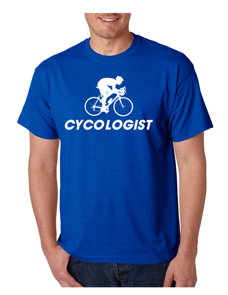 Men's T Shirt Cycologist Cool Cycling Love Sport Tee Shirt