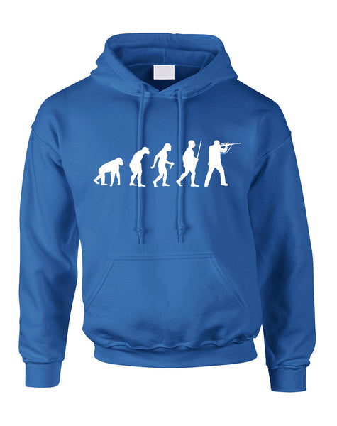 Adult Hoodie Hunting Evolution Funny Hunting Sweatshirt