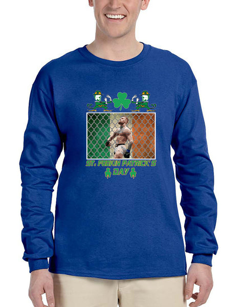 Men's Long Sleeve Irish Conor Final St Patrick's Day Shirt