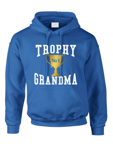 Adult Hoodie Trophy Grandma Cool Xmas Love Family Gift Top - ALLNTRENDSHOP - 1