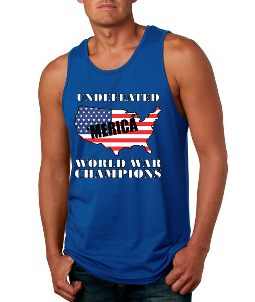 Men's Tank Top Undefeated World War Champions 4th Of July