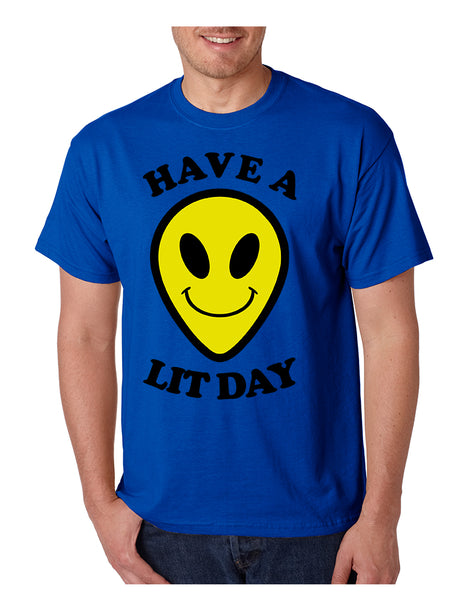 Men's T Shirt Have A Lit Day Funny Tee Humor Shirt Cool Top