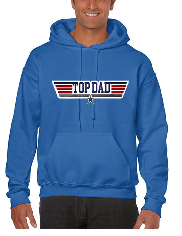 Men's Hoodie Top Dad Guns Father's Day Shirt Love Dad Gift