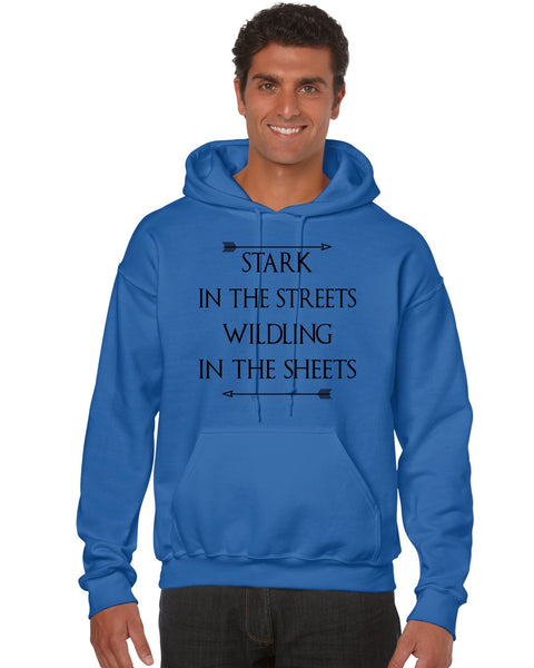 Stark in the streets wildling in the sheets men Hoodie - ALLNTRENDSHOP - 2