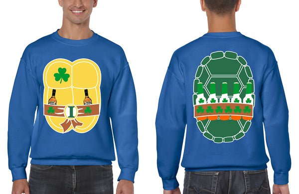 Men's Sweatshirt Ninja St Patrick's Day Cool Party Top