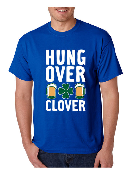 Men's T Shirt Hungover Clover St Patrick's Day Party T Shirt